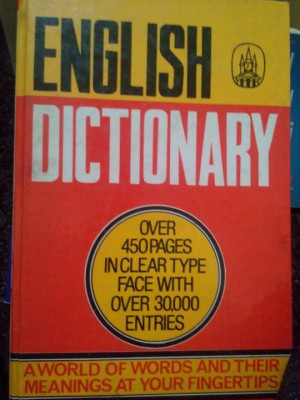 R. F. Patterson - English dictionary foto