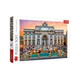 Puzzle 500 piese, Fontana Di Trevi, 48x34 cm, ATU-083309, Oem