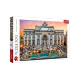 Puzzle 500 piese, Fontana Di Trevi, 48x34 cm, ATU-083309