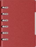 Agenda organizer A6 cu 6 inele burgundi