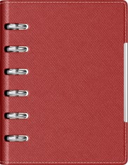 Agenda organizer A6 cu 6 inele burgundi