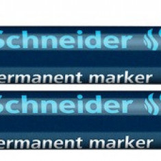 Permanent Marker Schneider Maxx 133, Varf Tesit 1+4mm - Verde