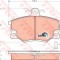 Set placute frana,frana disc FIAT PUNTO Cabriolet (176C) (1994 - 2000) TRW GDB458