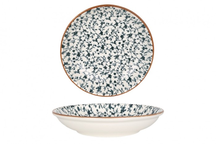 Bonna Farfurie ad&acirc;ncă - Calif - Porţelan - 20 cm (500cc) - set de 6