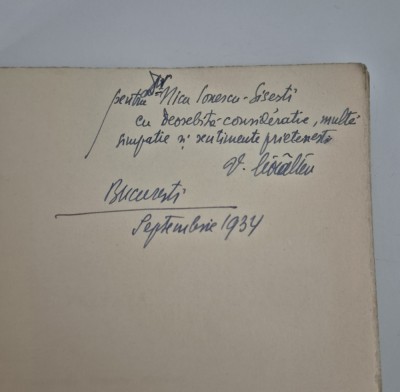 V Ciocalteu Adanc impietrit Versuri Carte cu autograf si corectura autorului foto