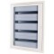 Tablou metalic ST 96 module (4x24) usa sticla IP30 Eaton gri BF-UT-4 96-G-C