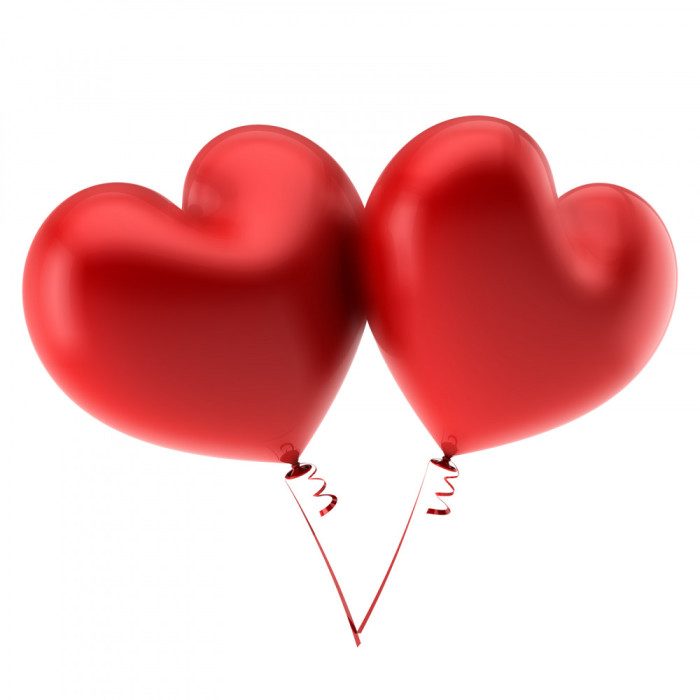Set baloane rosii in forma de inima, 12 buc./pachet Best CarHome