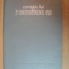 OMAGIU LUI P. CONSTANTINESCU - IASI , 1965