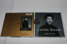 [CDA] Lionel Ritchie - Back to front- cd audio original foto