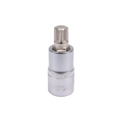 Bit spline M12 cu adaptor 1/2&amp;quot; 55mm Yato YT-04344 foto
