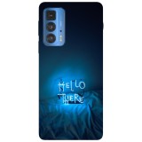 Husa compatibila cu Motorola Moto G71 5G model Hello there blue vibes, Silicon, TPU, Viceversa