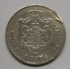 1 LEU 1884 &ndash; MULTIPLE LOVITURI DE MATRITA PE AVERS/REVERS., Argint