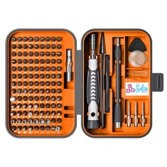 Set Surubelnita de Precizie 130 in 1, SofiaCONCEPT&reg;, Tija de Extensie Telescopica, Magnetica, Black/Grey