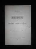 N. SERBAN - DESPRE IMPORTANTA SI ORIGINA LIMBEI ITALIANE (1914, cu autograf)