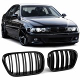 Grilaj sport cu dublu fante, lucios, potrivit pentru BMW Seria 5 E39 95-03 Performance AutoTuning