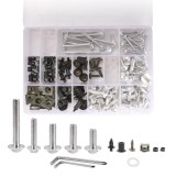 Kit Complet Suruburi Carene Moto Honda Suzuki Kawasaki Yamaha A035SILVER
