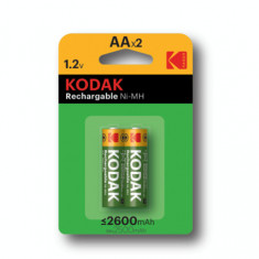 Kodak 1.2V AA/HR6 2600mah NiMh baterie reincarcabila Con?inutul pachetului 1x Blister foto