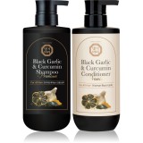 Set Ingrijire Par Daeng Gi Meo Ri Black Garlic Curcumin Sampon Balsam Crestere Par 500ml