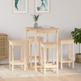 VidaXL Set mobilier de bar, 5 piese, lemn masiv de pin