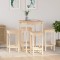 Gossi set mobilier de bar, 5 piese, lemn masiv de pin