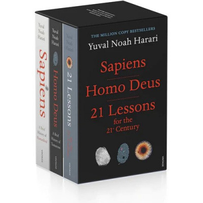 Pachet 3 Carti Yuval Noah Harari - Sapiens Homo Deus 21 Lectii Pentru Secolul 21, Yuval Noah Harari - Editura VINTAGE foto