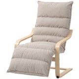 HOMCOM Fotoliu de salon cu suport pentru picioare reglabil tapițat &icirc;n catifea cu cadru din lemn 67x93x105 cm maro deschis | Aosom Romania