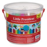 Set Plastilină, Little President, 25 Bucăți, Multicolor, Capacitate 425g, Forme și Unelte Incluse, Oem