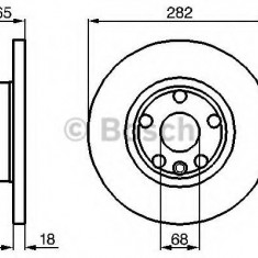 Disc frana VW TRANSPORTER IV bus (70XB, 70XC, 7DB, 7DW, 7DK) (1990 - 2003) BOSCH 0 986 478 613