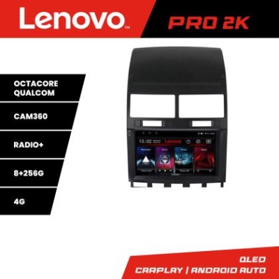 Navigatie VW Touareg 2004-2011 Lenovo Kit-042 8 core QLED 2K 8+256 360 Android Waze USB Navigatie Internet Youtube Radio CarStore Technology foto
