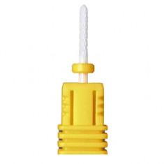 Bit (Cap) Freza Unghii de Ceramica pentru Cuticula, Duritate Extra Fina, Small Flame (XF)