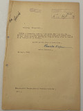 Alexandru Kiritescu - document vechi - manuscris, semnatura olografa