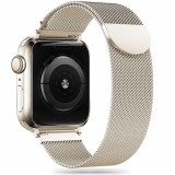 Curea Tech-Protect Milaneseband pentru Apple Watch 4/5/6/7/8/9/SE (38/40/41 mm) Alb