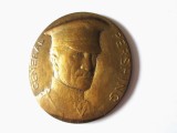 Raritate! Medalia general John Joseph Pershing(Black Jack) comandantul forțelor americane din Europa WWI,gravor Ovide Yencesse,diametrul=41 mm