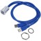 Cablu adaptor USB A 2 socluri x2 și mufă x2 USB 3.0, 0,6m ONPOW