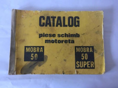 Catalog piese schimb motoreta MOBRA 50 SUPER,1976 Intreprinderea 6 Martie foto