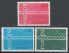 Monaco 1971 Mi 1014/16 MNH - Europa, Nestampilat