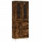Dulap inalt, stejar fumuriu, 69,5x34x180, lemn compozit