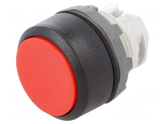 Comutator roșu 22mm cu acționare prin apăsare