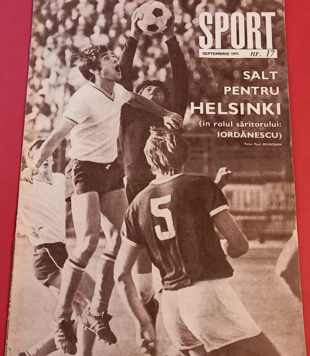 Revista SPORT nr.17/septembrie 1971