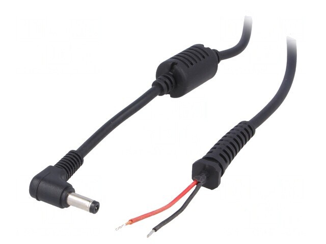 Cablu Alimentare DC Negru 1,2m 2x0,5mm2 4,8/1,7