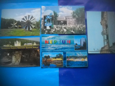 HOPCT LOT NR 904 ASPECTE DIN DOBROGEA-LITORAL-CT-5 CARTI POSTALE-RSR-NECIRCULATE foto