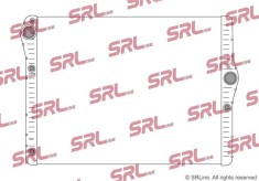 Radiator BMW Seria 5 F10/F11, 7 F01/F02, motor: 3.0 d, intrare/iesire conectare rapida, 610x486x32, SRLine, miez si rezervor din aluminiu brazat,
