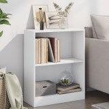 VidaXL Bibliotecă, alb, 60x24x76 cm, lemn compozit