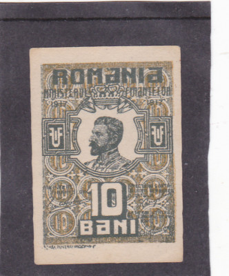 ROMANIA - 10 BANI 1917 FERDINAND I , B1.126 foto