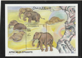 Somalia 2000-Fauna,Elefanti,colita dant.MNH,Mi.Bl.74, Nestampilat