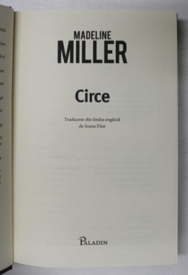 CIRCE de MADELINE MILLER , 2019 foto