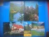 HOPCT LOT 3829 -IP- 4 CARTI POSTALE-LACU ROSU -JUD HARGHITA-CIRCULATE, Circulata, Printata
