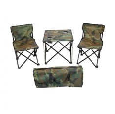 Set masa si scaune pentru camping FOXMAG24&reg;, picnic, pescuit sau plaja