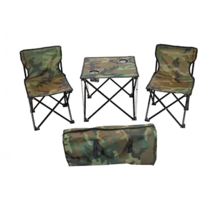 Set masa si scaune pentru camping FOXMAG24&reg;, picnic, pescuit sau plaja