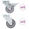 Roti pivotante, 24 buc., 50 mm